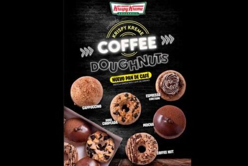 Krispy Kreme lanza colección de Donas Coffee Doughnuts con diferentes sabores de café
