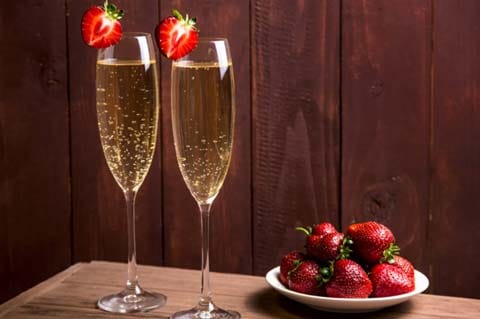 copa para vinos espumosos