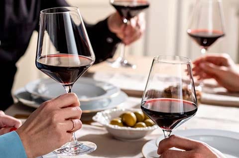 copa para vinos tintos