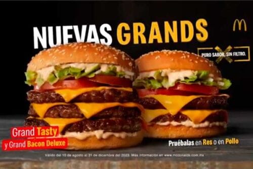 GRANDS, la línea de hamburguesas de McDonald’s que te sorprenderá por su gran tamaño
