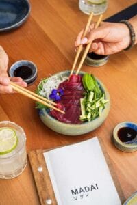 cocina japonesa Madai