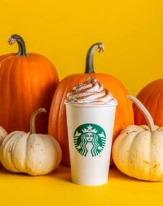 bebida Pumpkin Spice Latte Starbucks