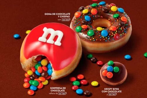 Krispy Kreme añade color y diversión a la nueva colección de Donas Gourmet con M&M’s