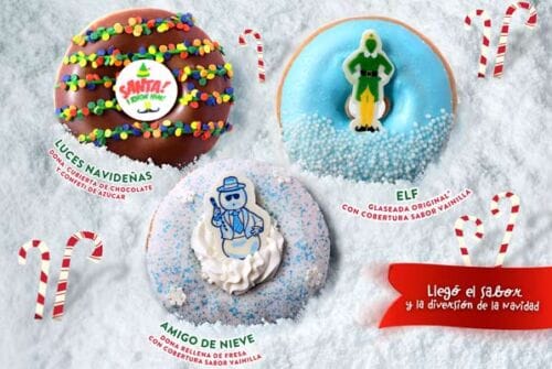 Krispy Kreme celebra 20 años de Elf con esta colección de donas navideñas