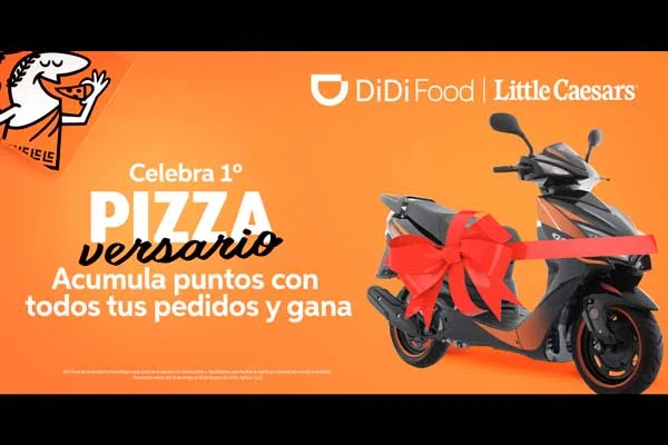 Trivia: Celebra con DiDi Food y Little Caesars el gusto de comer pizzas