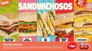 Variedad de Sandwichosos Vips
