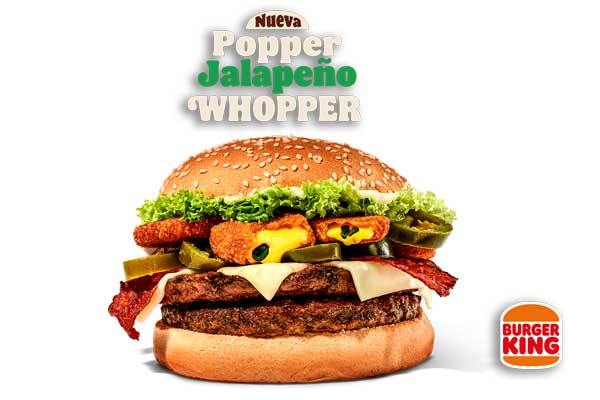 Whopper Jalapeño Popper, la nueva hamburguesa de Burger King 1 Whopper Jalapeño Popper, la nueva hamburguesa de Burger King