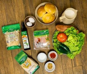 Hamburguesa de pollo aires de campo