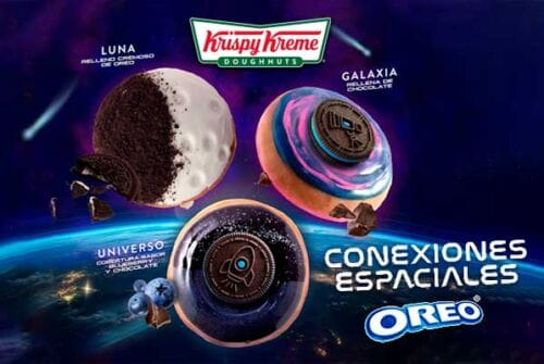 Krispy Kreme lanza Conexiones Espaciales, nuevas donas en colaboración con Oreo