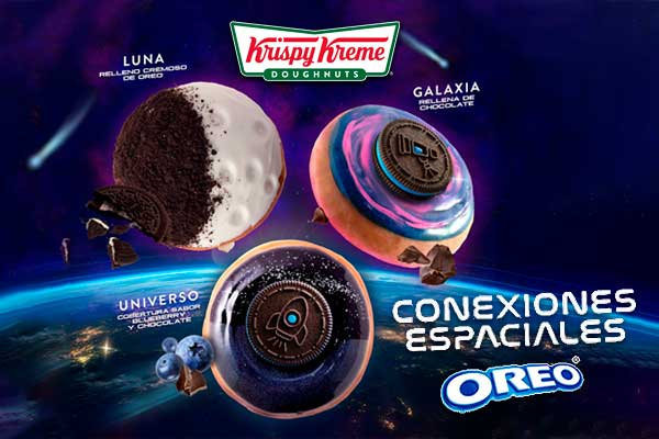 Krispy Kreme lanza Conexiones Espaciales, nuevas donas en colaboración con Oreo 1 Krispy Kreme lanza Conexiones Espaciales, nuevas donas en colaboración con Oreo