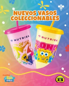 Vasos Bob Esponja Nutrisa