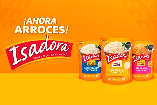 La línea de Arroces Isadora llega a complementar la propuesta de la marca 1 La línea de Arroces Isadora llega a complementar la propuesta de la marca