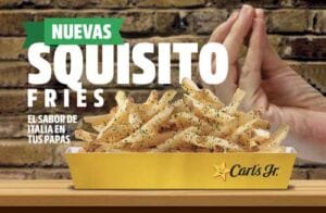Squisito Fries en Carl's Jr.