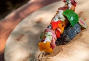 receta brochetas de totoaba