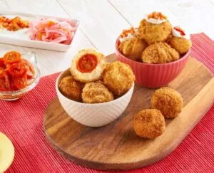 Bombitas de queso con La Costeña