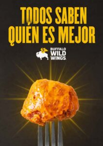 boneless en Buffalo Wild Wings