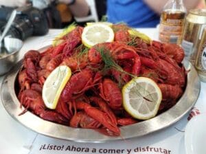 celebración Kräftskiva en Suecia