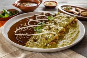 enchiladas bicolor Vips