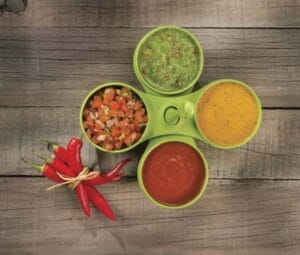 Convoy Blossom Tupperware para salsas