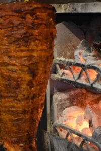 trompo de pastor El Tizoncito