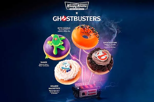 Celebra Halloween con las Donas Ghostbusters de Krispy Kreme el 40 aniversario de la cinta