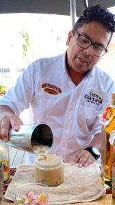 cóctel preparado con Mezcal Oro de Oaxaca