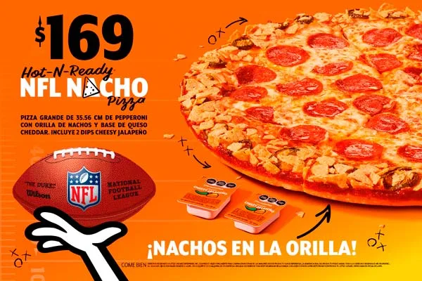 NFL Nacho Pizza, el nuevo sabor de Little Caesars para disfrutar el fútbol americano