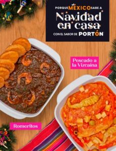 Restaurante Portón platillos navideños