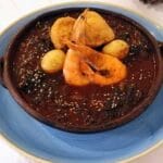 Romeritos con camarón y mole
