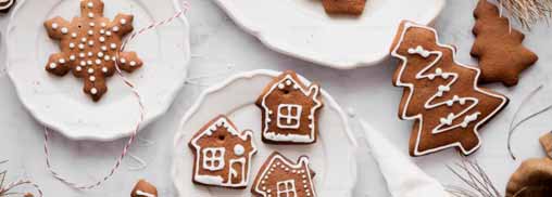 Galletas de gengibre de fin de año