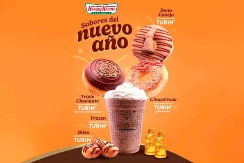Los Sabores del Nuevo Año, una colección deliciosa de Krispy Kreme con chocolate Turin