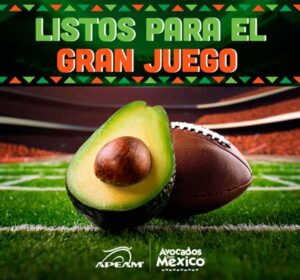 consumo aguacate para el Super Bowl