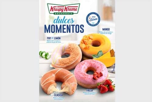 Endulza tus días con los 4 sabores de Donas Krispy Kreme con La Lechera