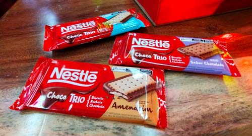 presentaciones Nestlé Chocotrío