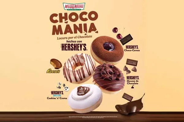 4 datos del chocolate ¡que te harán amar el nuevo lanzamiento Chocomanía de Krispy Kreme!