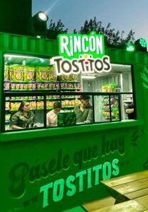 contenedor Tostitos en Rincón Tostitos