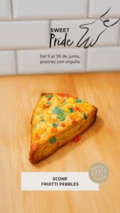 Matcha Pride Sessions, la experiencia de Casona Roma Norte para celebrar el orgullo 2 scone de Fruity Pebbles