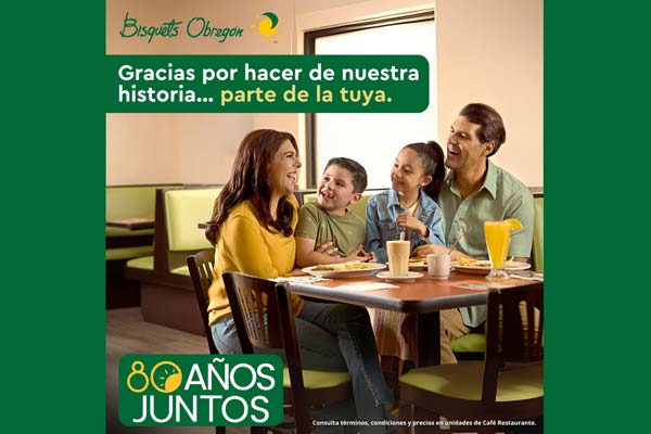 Bisquets Obregón cumple 80 años con 80 días de celebraciones 1 Bisquets Obregón cumple 80 años con 80 días de celebraciones