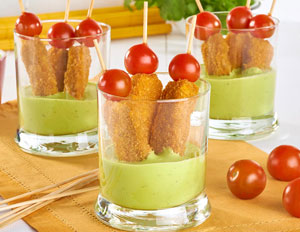 Filete con guacamole