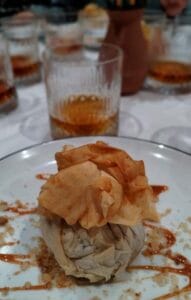 strudel de manzana con brandy Jaime I