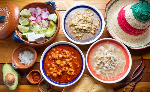 pozole con carne de cerdo
