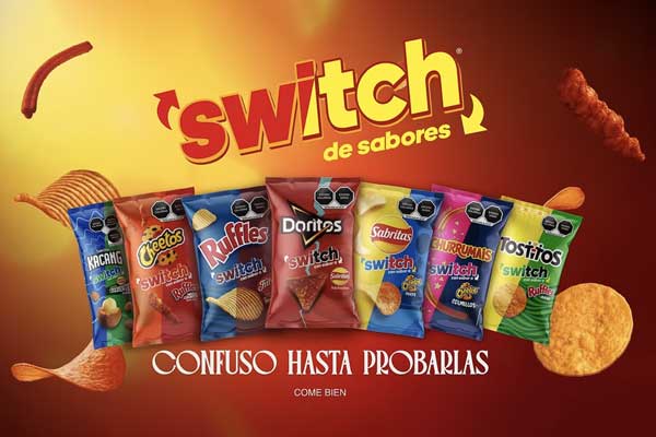 Sabritas lanza Switch de Sabores: La edición más surrealista y sorprendente 1 Sabritas lanza Switch de Sabores: La edición más surrealista y sorprendente