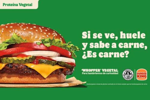 Llega a Burger King la Whopper Vegetal con el mismo delicioso sabor a la parrilla