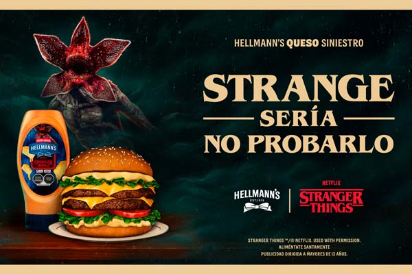Hellmann’s Squeeze sabor Queso edición limitada captura el misterio de Stranger Things