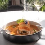 Celebra el Año Nuevo 2025 con cena de 5 tiempos en Blanco Colima y Blanco Castelar 4 Langosta en cena de año nuevo