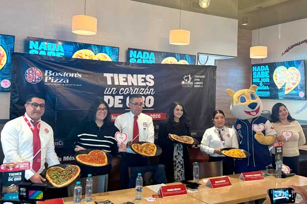 Boston’s Pizza invita a compartir un corazón de oro con Boston’s Cares 2026