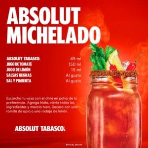 receta Absolut Michelado