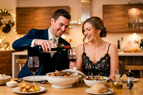 tomar vino con la pareja