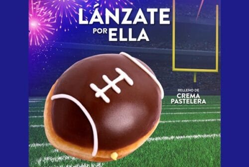 La Dona Balón vuelve a Krispy Kreme para acompañar las reuniones del Gran Juego 🏈