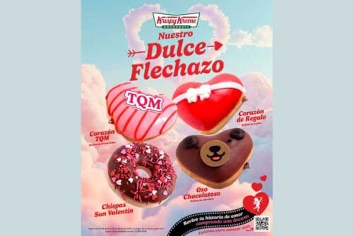 Krispy Kreme celebra 14 de febrero con “Nuestro Dulce Flechazo”, una experiencia digital personalizada para San Valentín